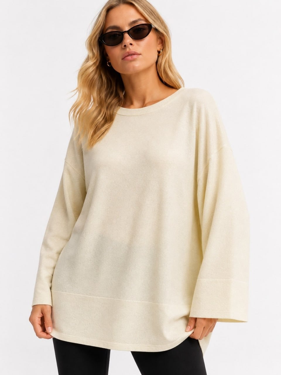 Oversize Rahat Kesim Triko Bluz