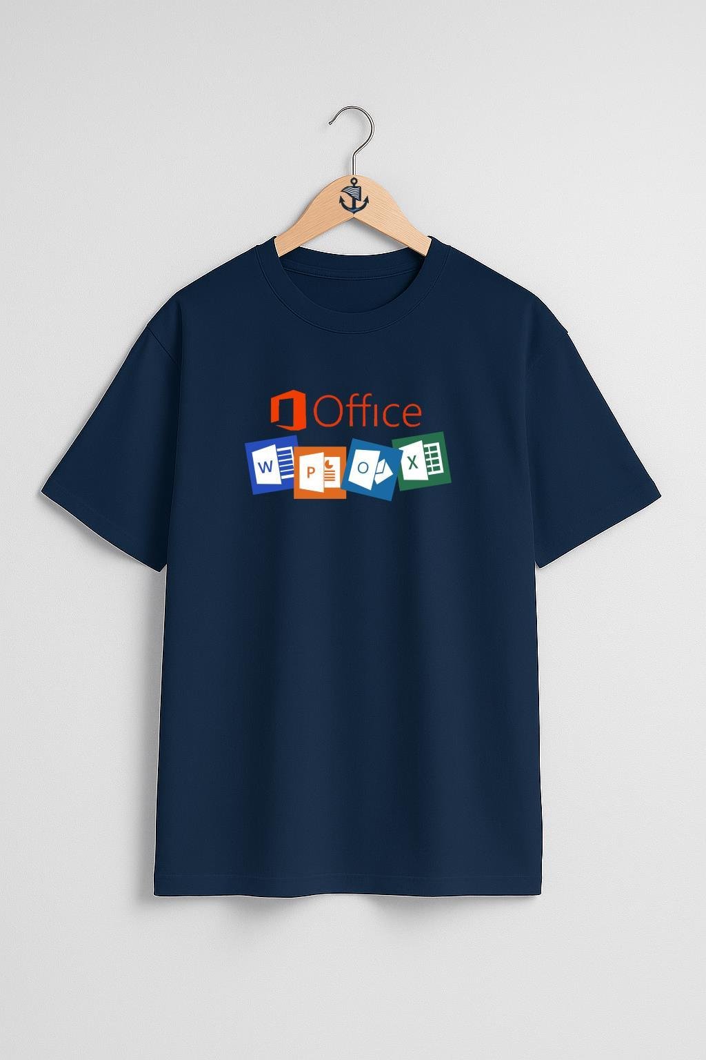 Oversize Microsoft Office 365 Microsoft Excel Göğüs Tasarımlı Unisex T-Shirt