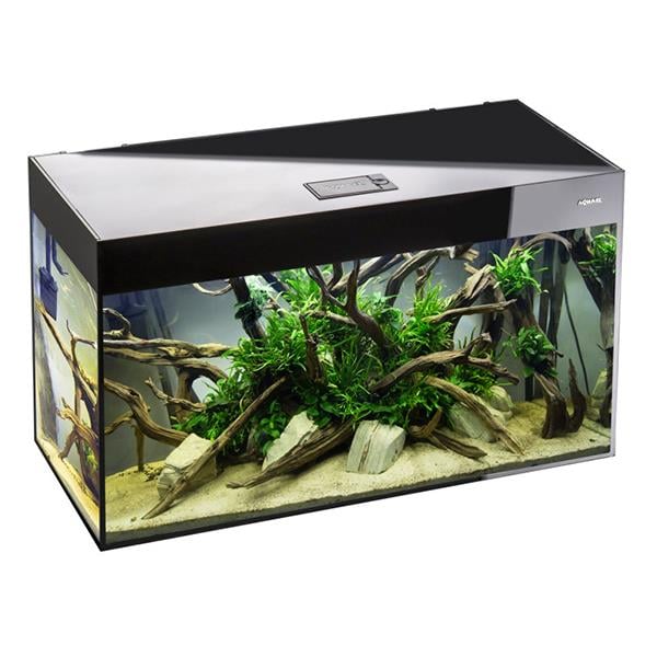 Aquael Glossy ST Akvaryum Seti 100 D&N Siyah