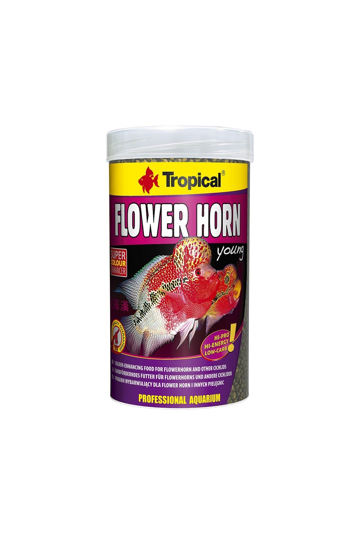 Tropical Flower Horn Young Pellet 1000ml/380Gr