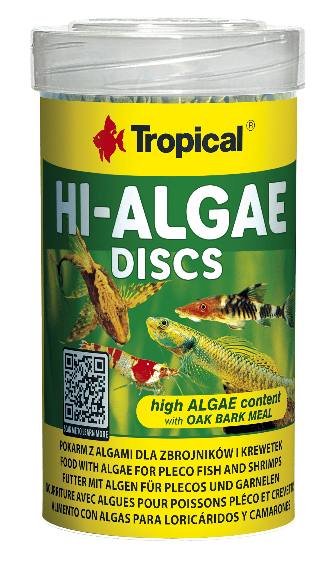 Tropical Hi Algae Discs 100ml/60G