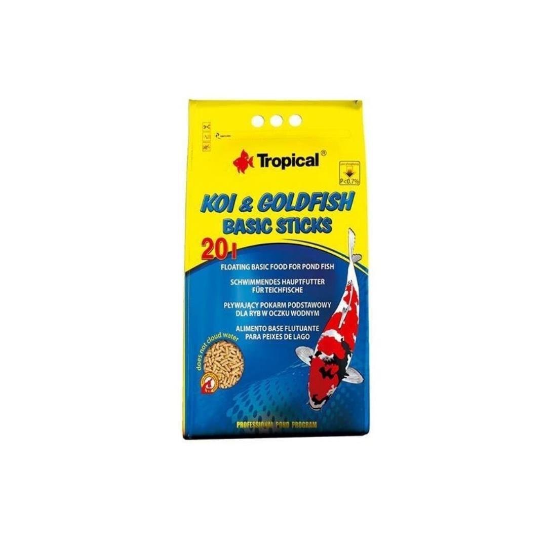 Tropical Koi&Goldfish Basic Pond Sticks 20Lt/1600Gr