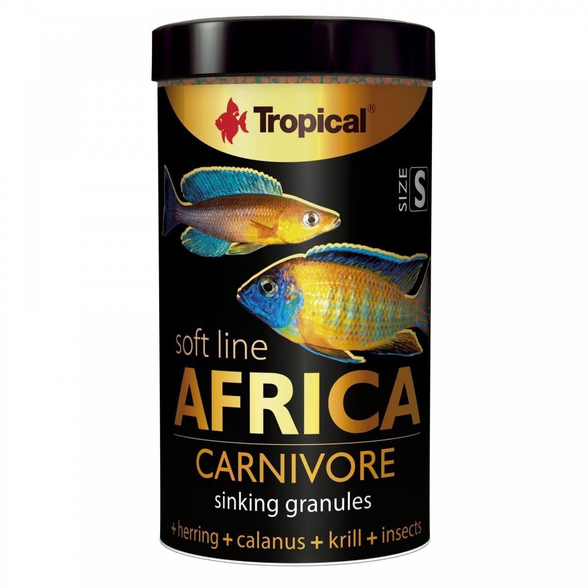 Tropical Soft Line Africa Carnivore Size S 250ml/150Gr