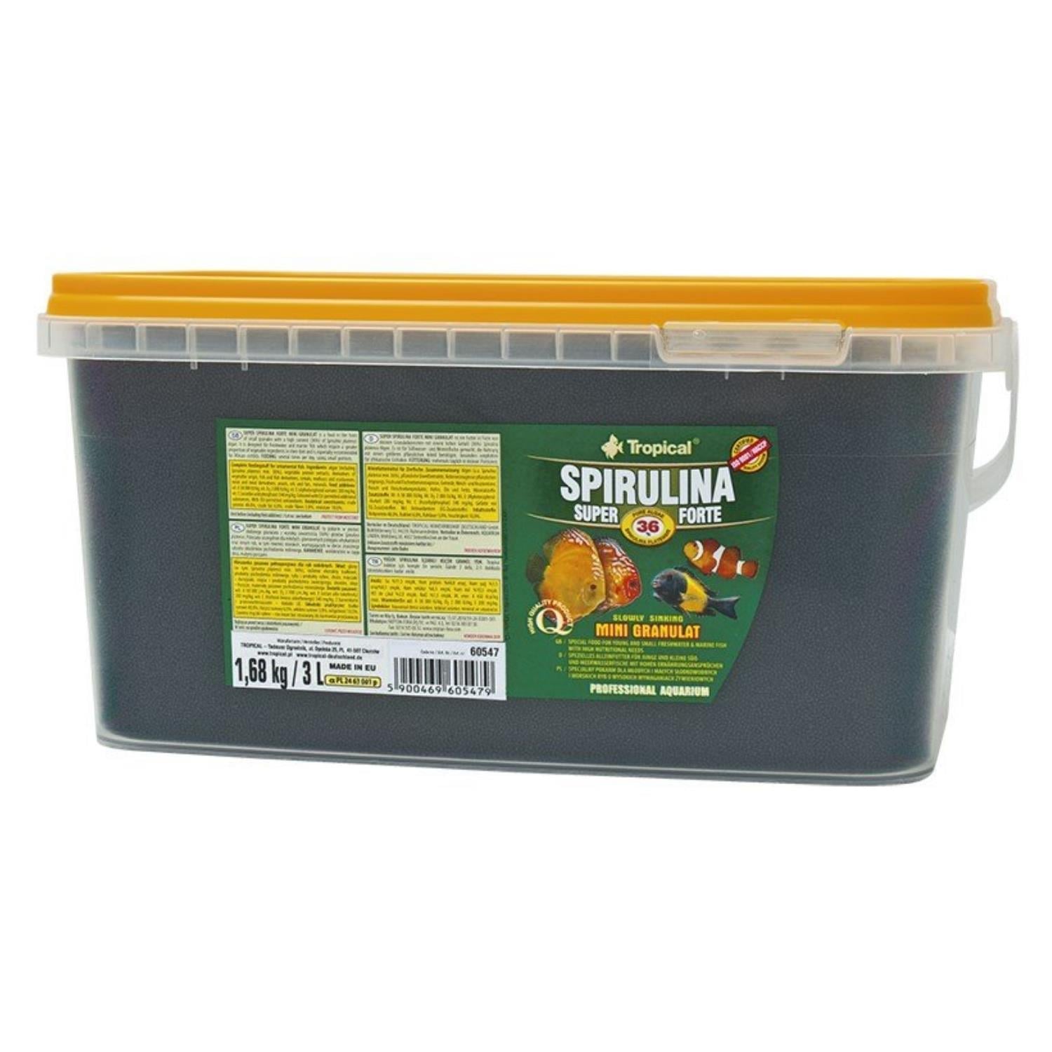 Tropical Super Spirulina Forte Mini Gran 3Lt/1,68Kg