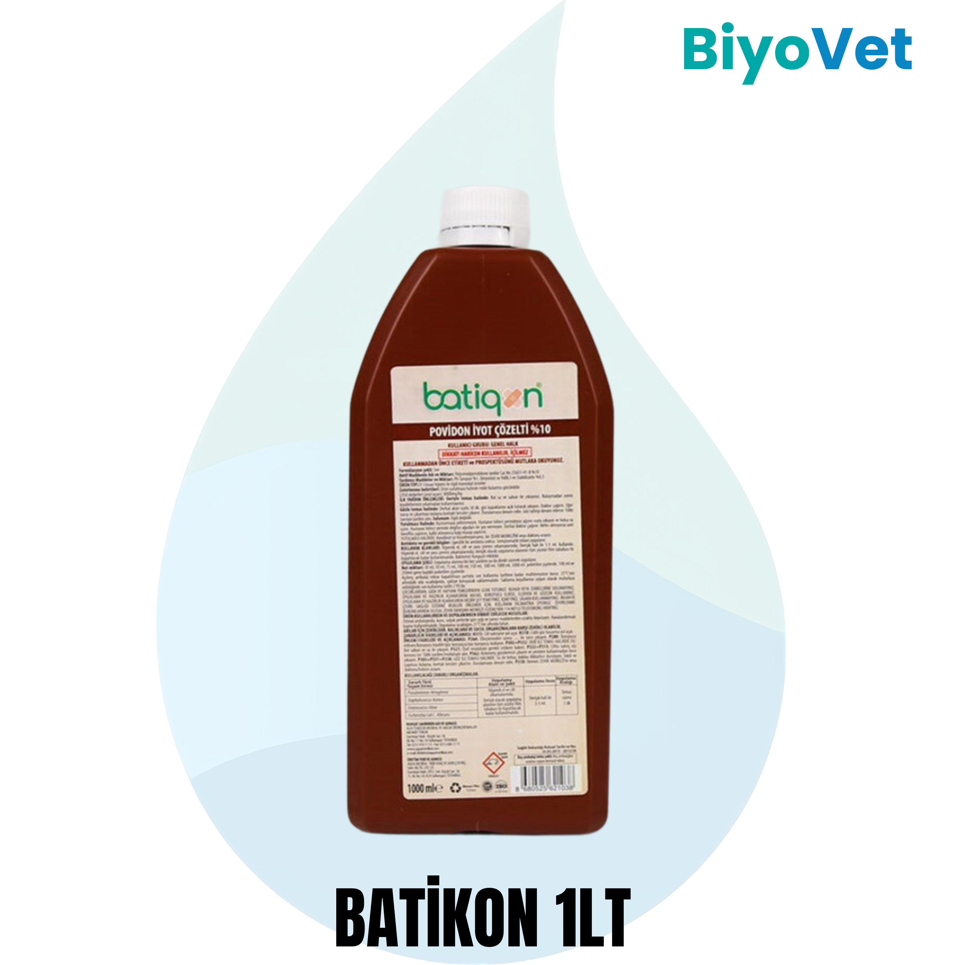 BATİKON ANTİSEPTİK SOLÜSYON 1lt