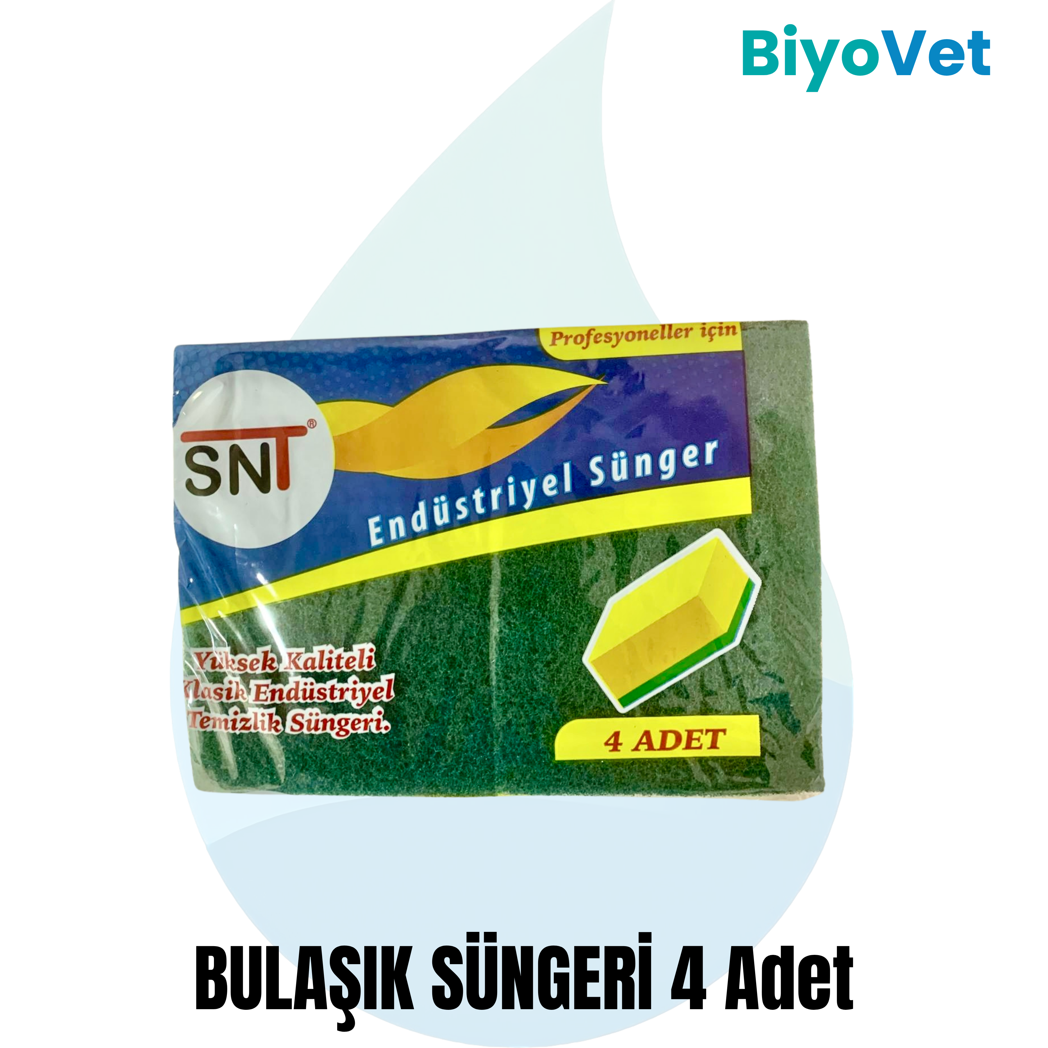 BULAŞIK SÜNGERİ 4adet
