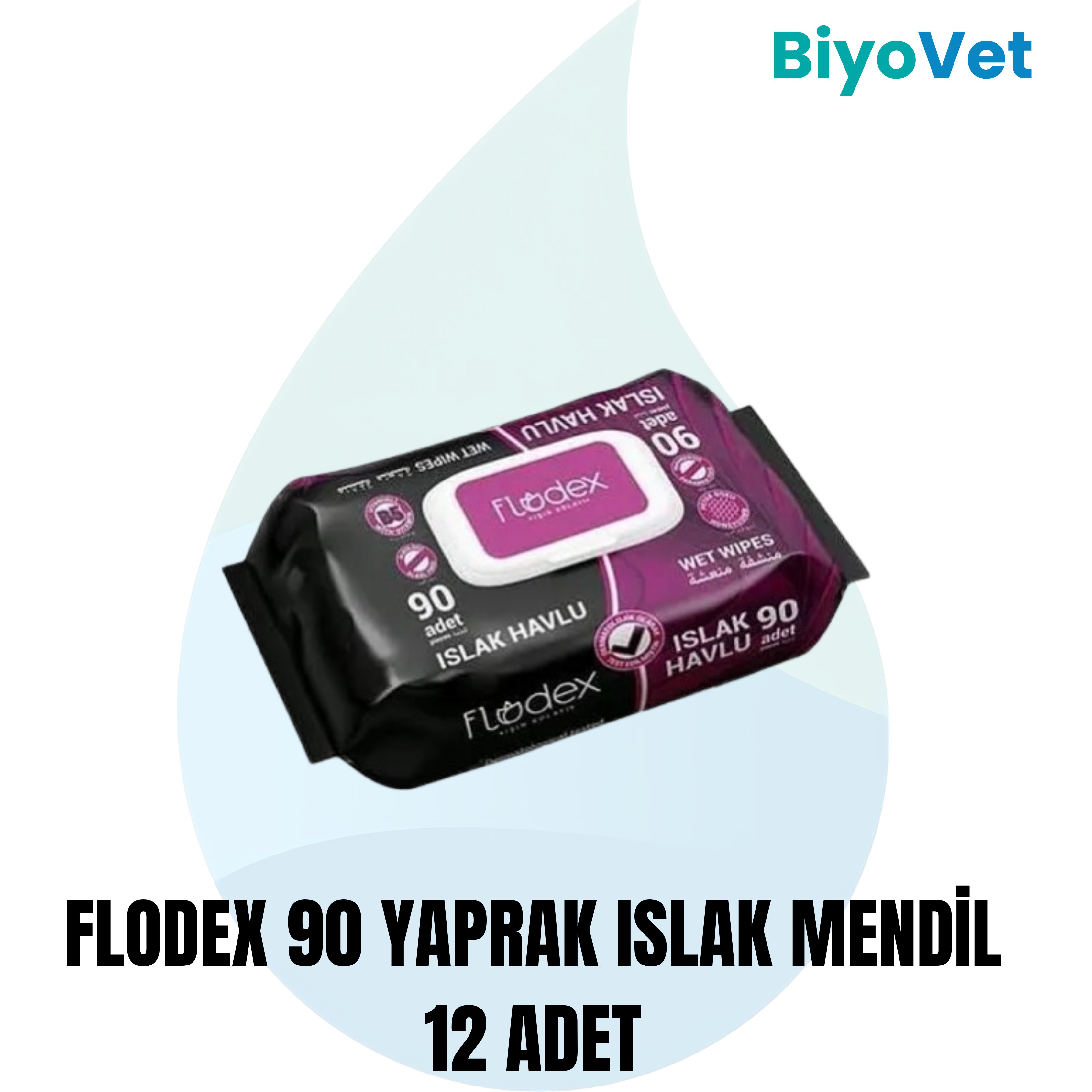 FLODEX ISLAK MENDİL 90'lı*12 ADET