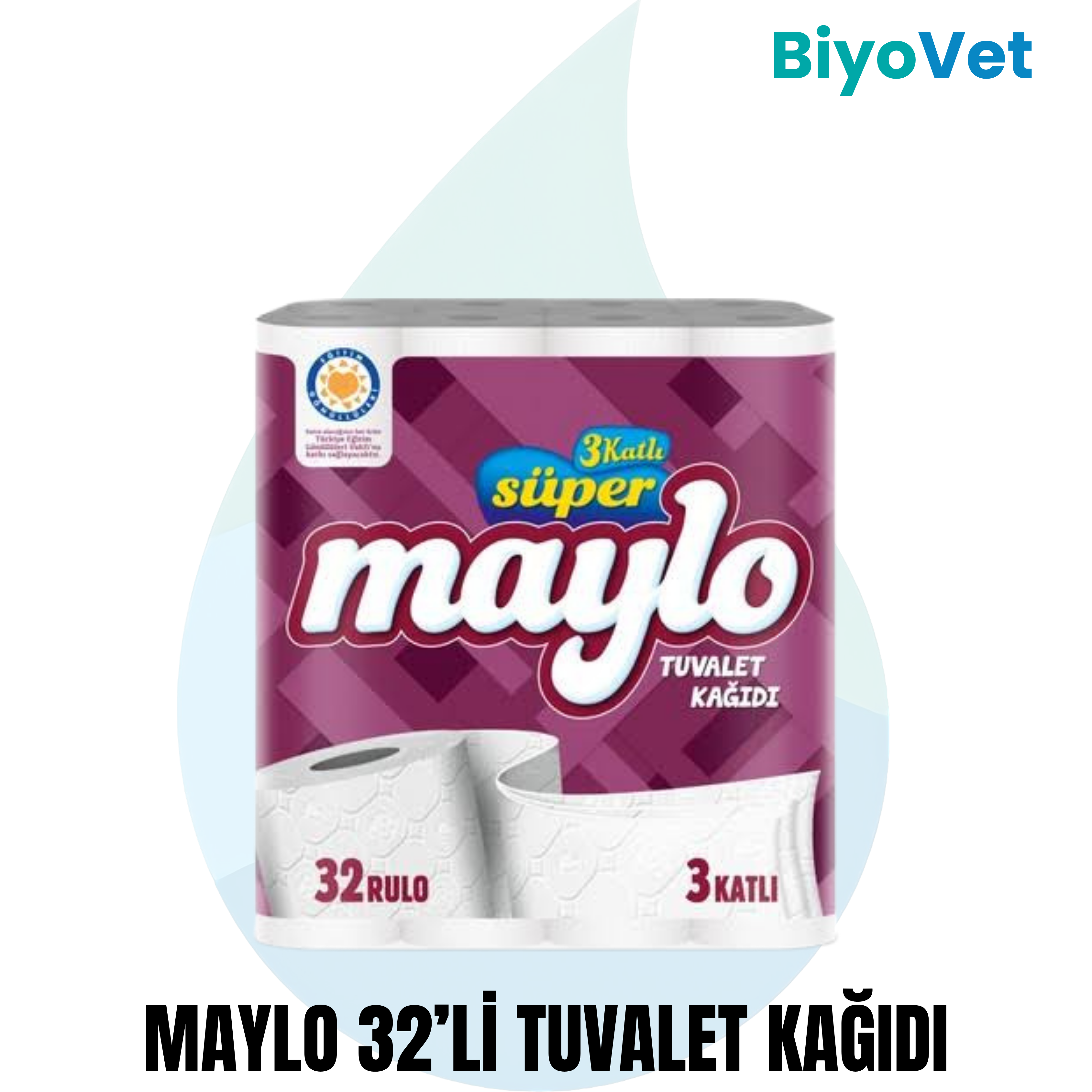 MAYLO TUVALET KAĞIDI 3 KATLI 32'li*3 ADET