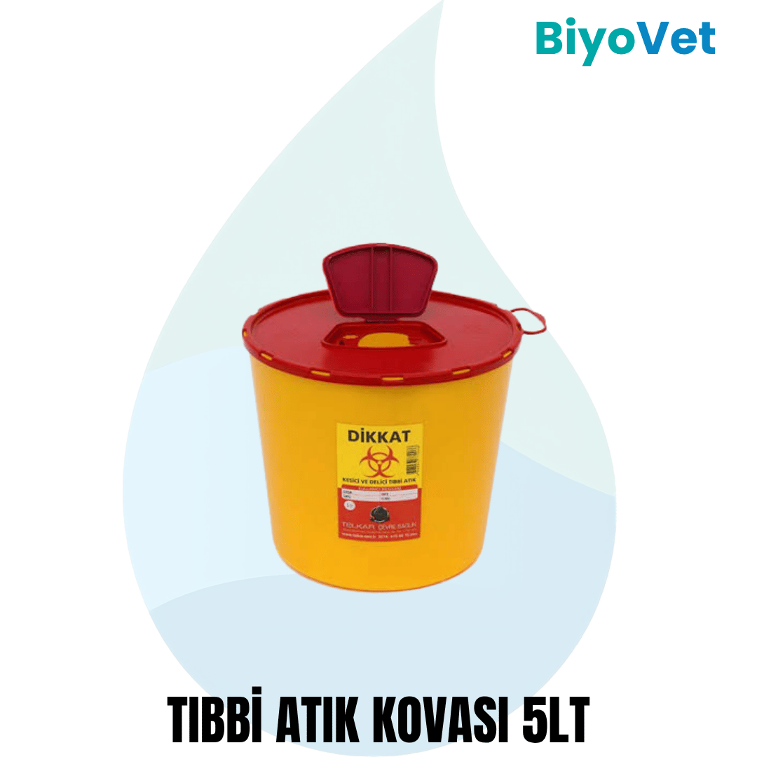 TIBBİ ATIK KOVASI 5lt