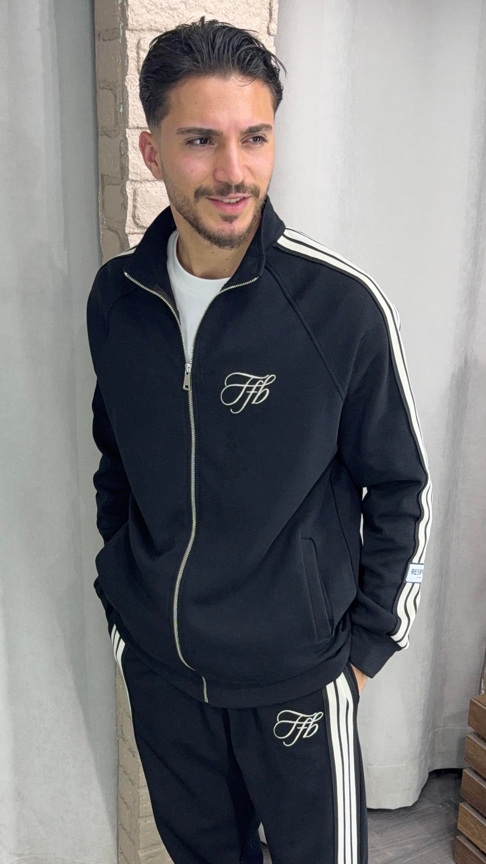 Baskılı Fermuarlı Sweatshirt