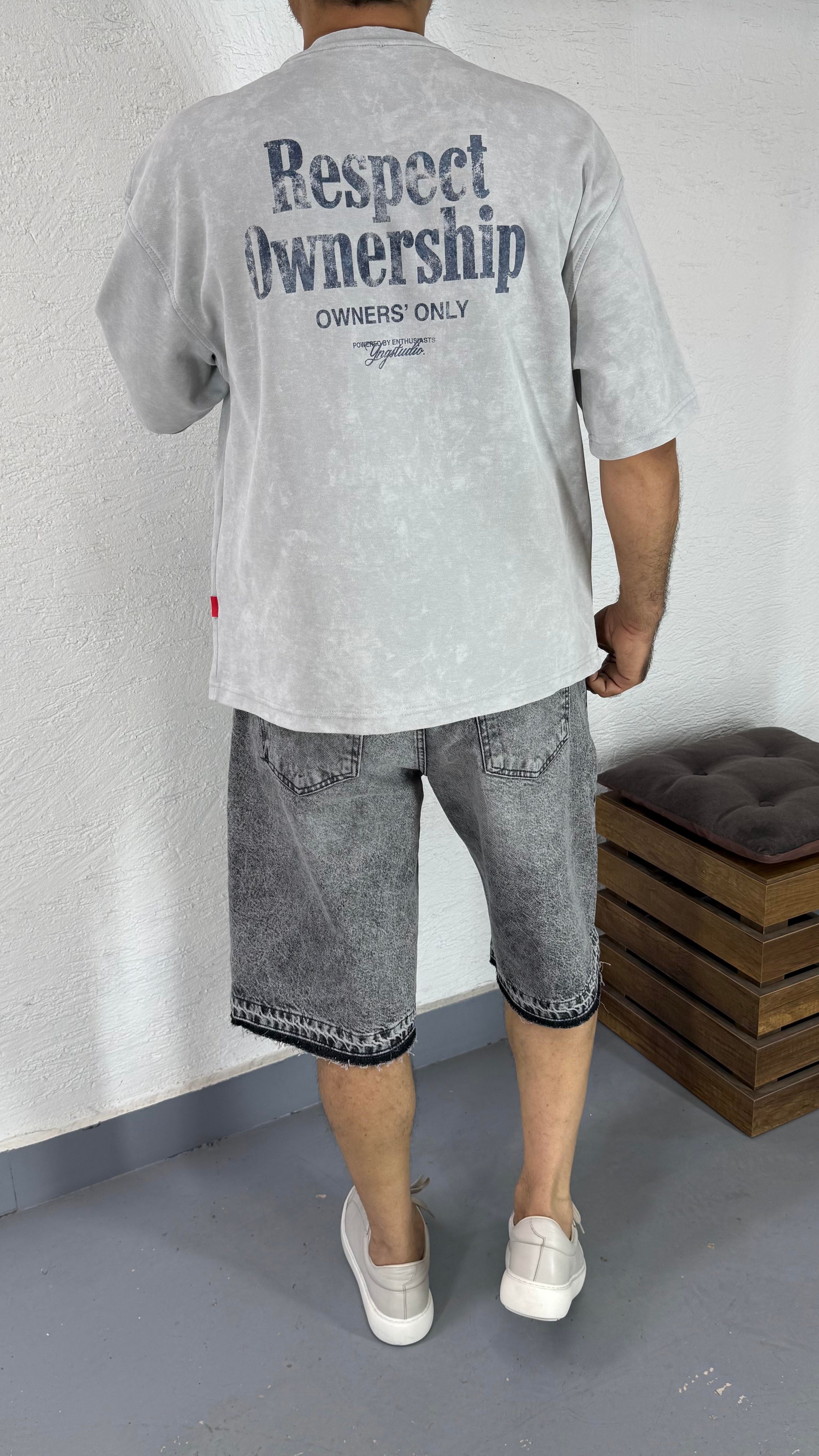 Boxy Fit Yıkamalı Oversize Tshirt