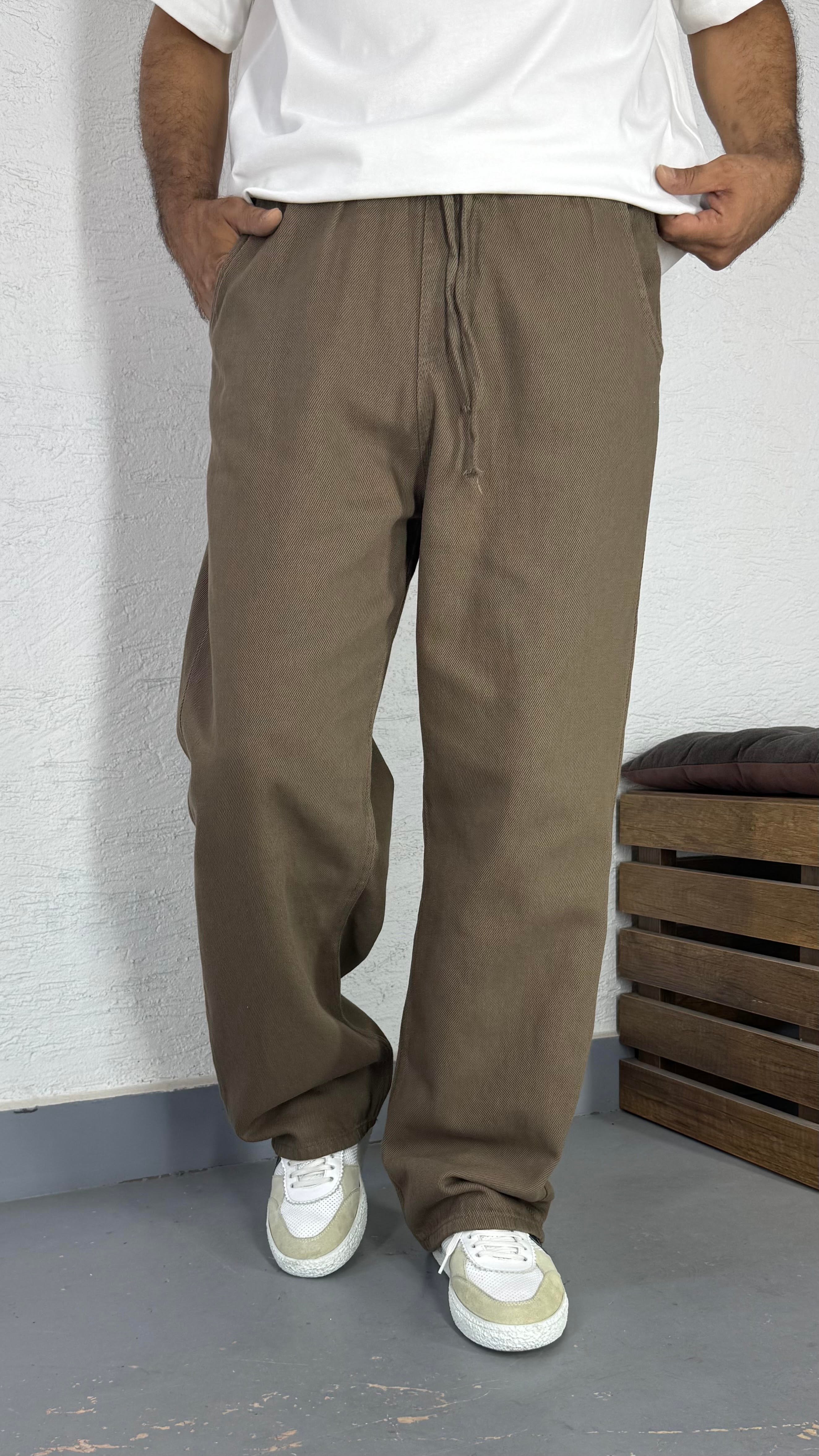 Gabardin Ultra Baggy Pantolon