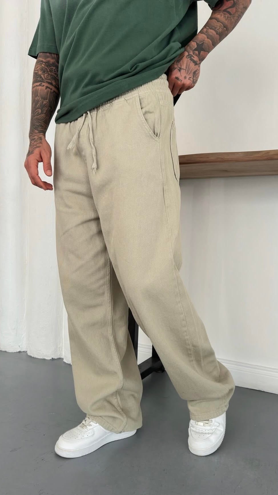 Gabardin Ultra Baggy  Pantolon