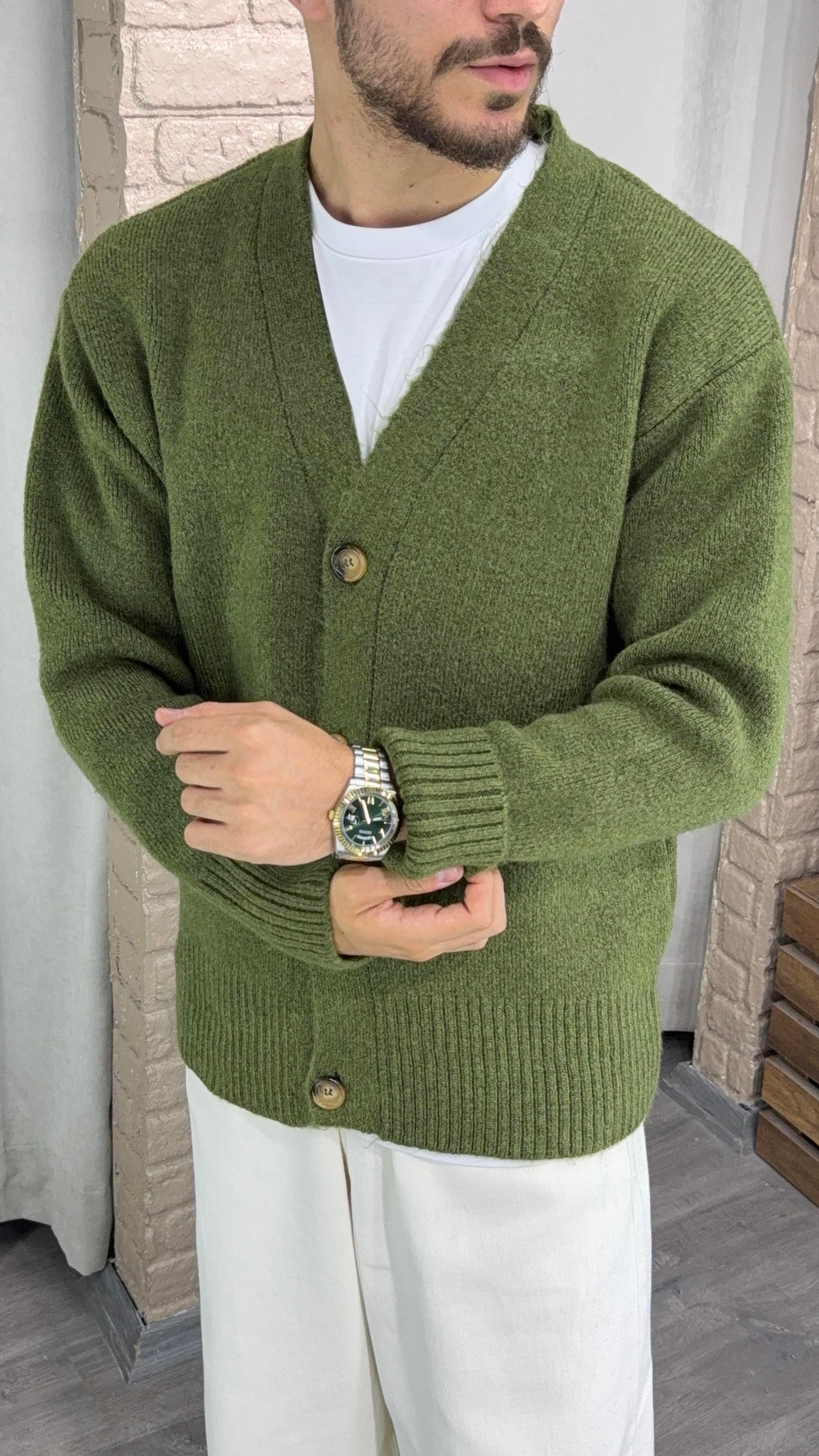 Oversize Yün Hırka