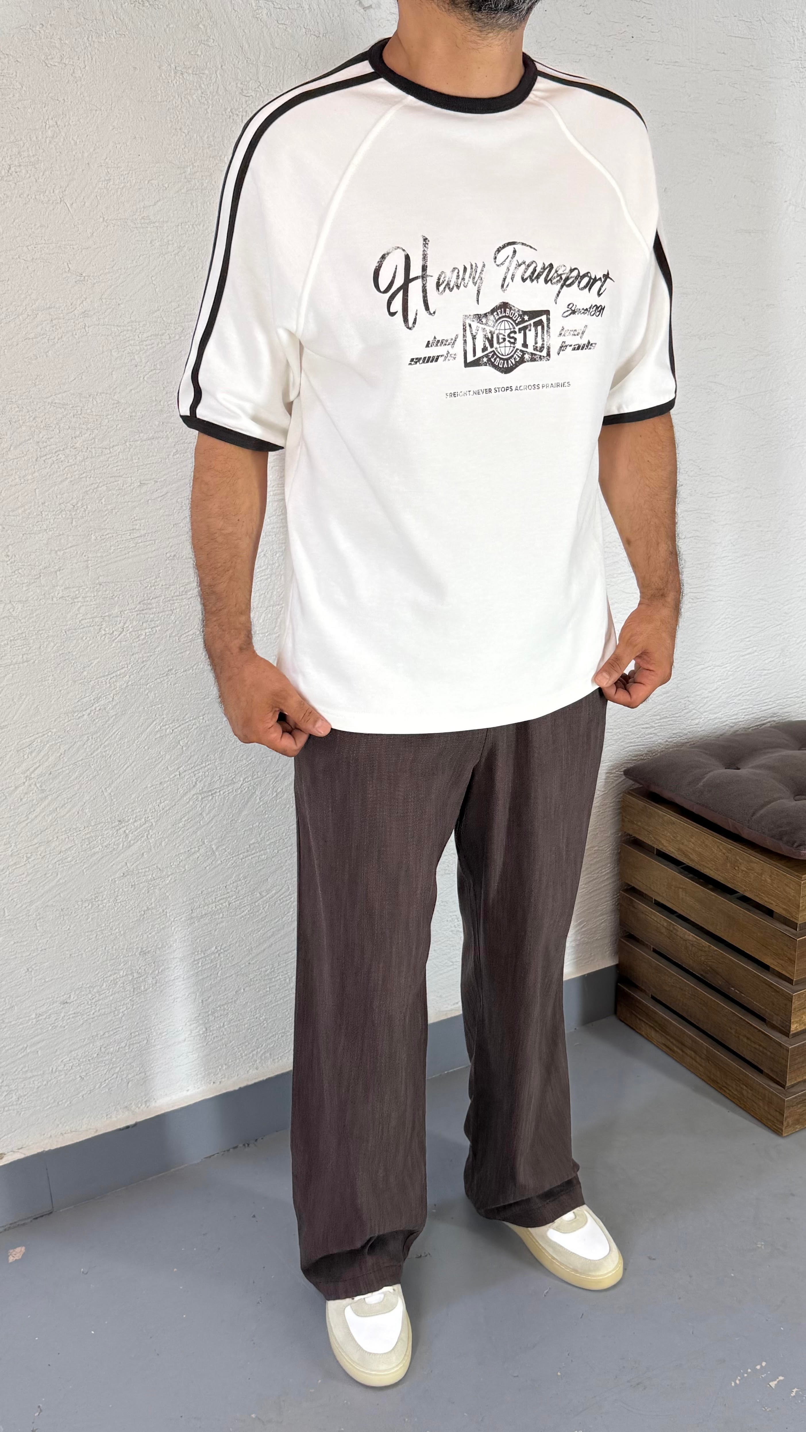 Overszie Baskı Detay TShirt