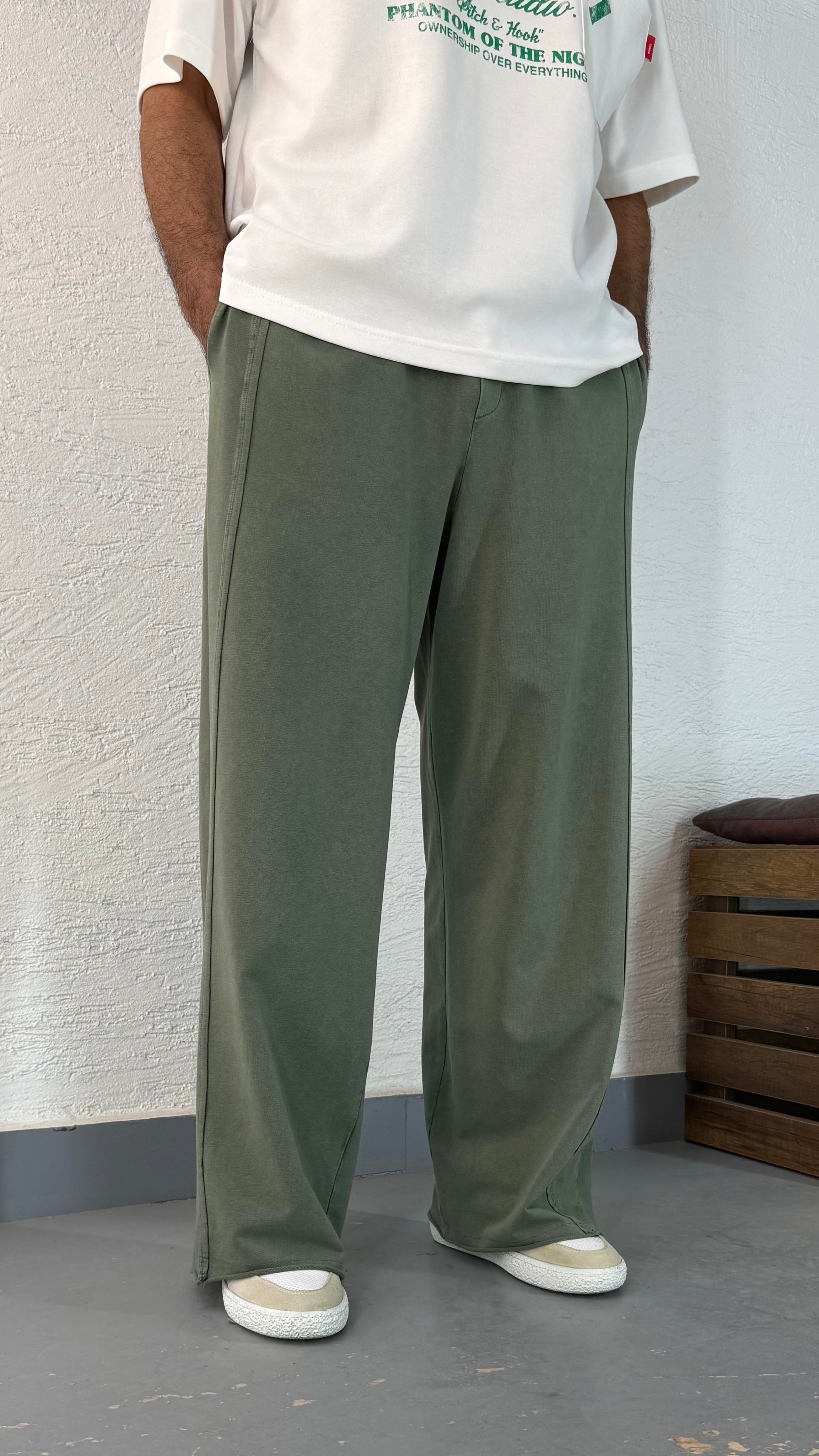 Yıkamalı Baggy Bol Eşofman