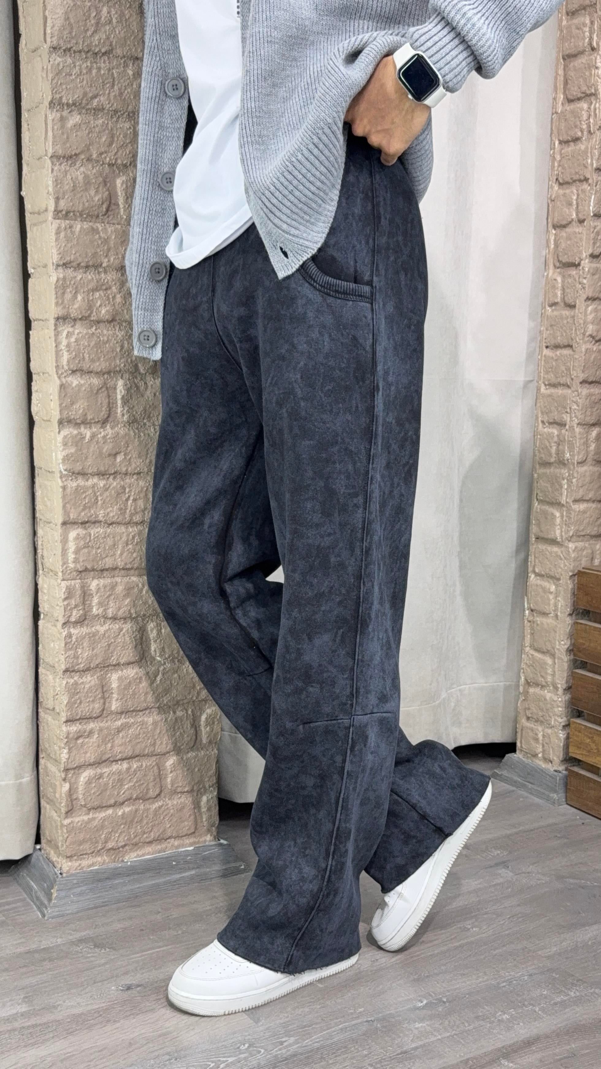 Yıkamalı Baggy Eşofman