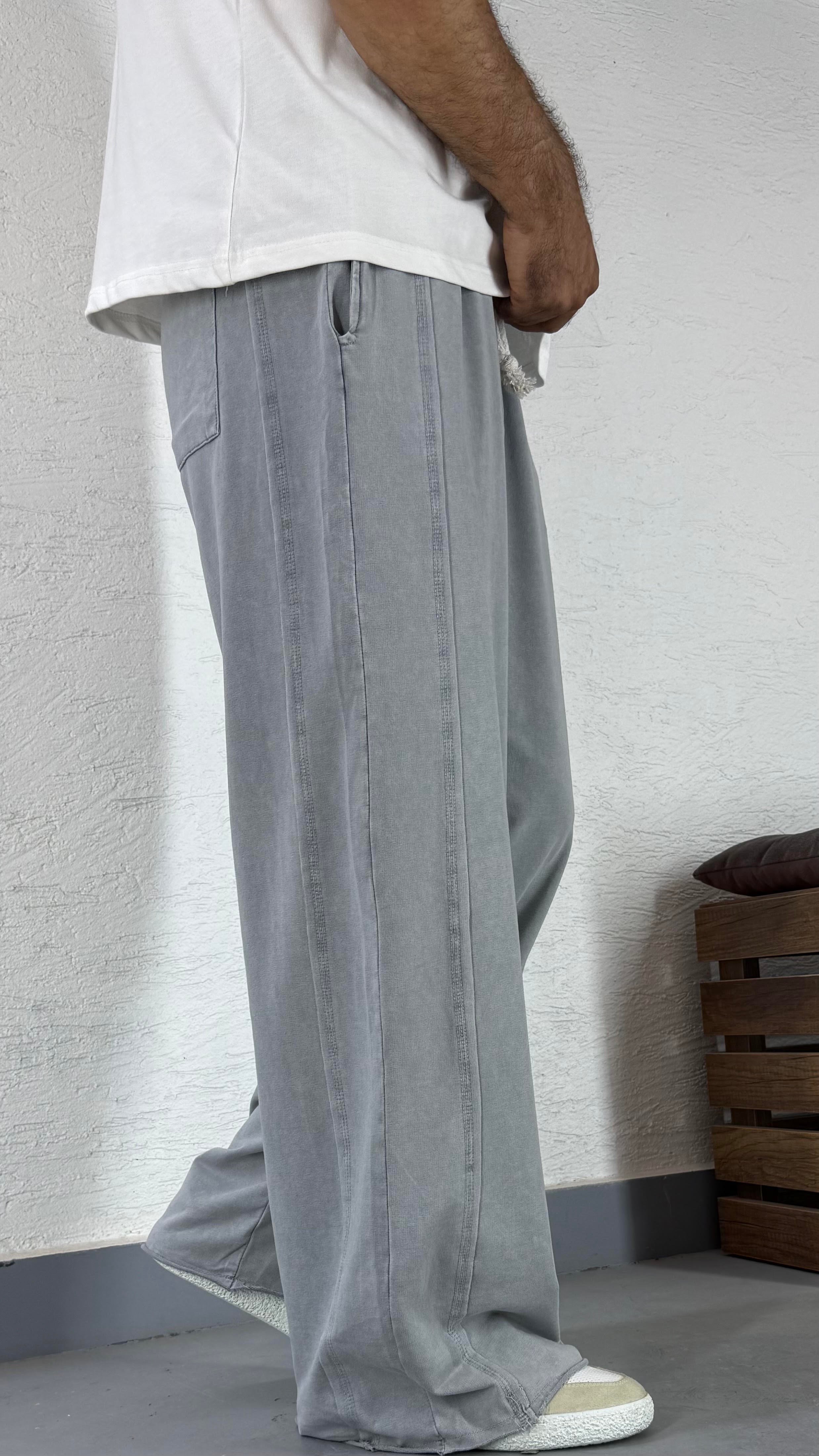 Yıkamalı Bol Baggy Eşofman