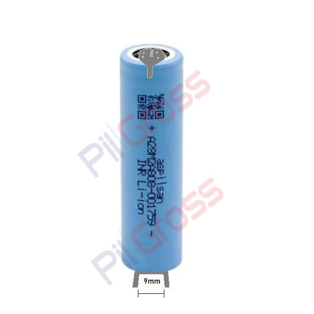 Aspilsan 18650 İğne Ayak Puntalı 3.7V 2800mAh Li-ion Şarjlı Pil 25A Anlık Akım