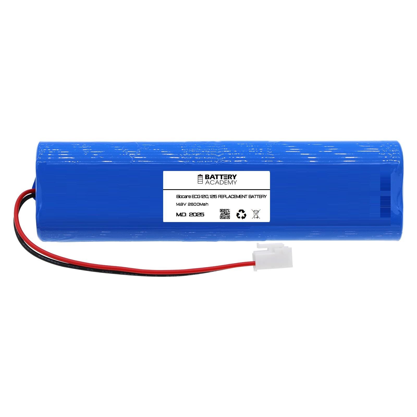 Biocare ECG-1210, ECG-1215 EKG Cihazı için Battery Academy Marka Medikal Batarya