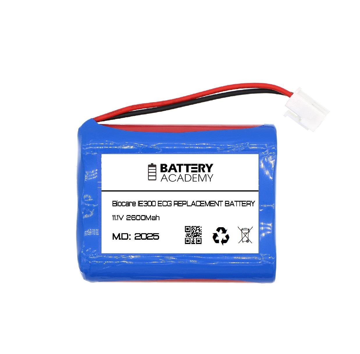 Biocare İE300 EKG Cihazı için Battery Academy Marka Medikal Batarya