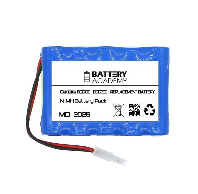 Cardioline ECG100+ ECG200+ EKG Cihazı için Battery Academy Marka Medikal Batarya