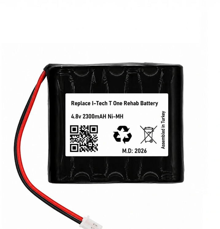 I-Tech T-ONE Rehab Uyumlu 4.8V 2.3Ah Ni-MH BataryaI-Tech T-ONE Rehab Uyumlu 4.8V 2.3Ah Ni-MH BataryaMedikal Bataryalar