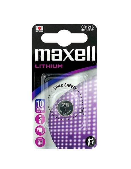 Maxell CR1220 3V Lityum Pil Tekli Blister Ambalaj-Made in Japan