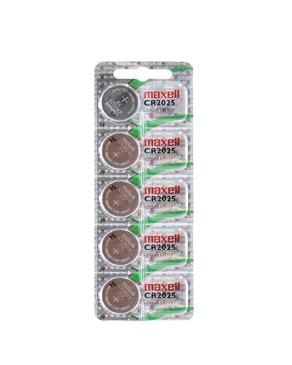 Maxell CR2025 3V Lityum Pil 5li Blister Ambalaj-Made in Japan