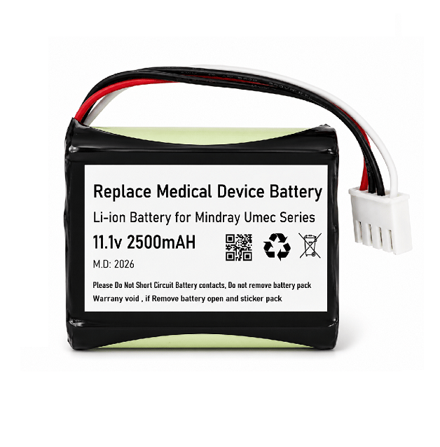 Mindray uMEC12 Hastabaşı Monitör için 11.1V 2.5Ah Li-ion BataryaMindray uMEC12 Hastabaşı Monitör için 11.1V 2.5Ah Li-ion BataryaMedikal Bataryalar