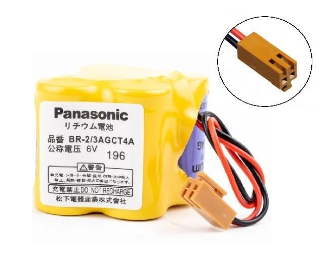 Panasonic BR-2/3AGCT4A CNC Robot Kontrol Ünitesi için PLC Pili