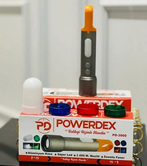 Powerdex Zoomlu Şarjlı El Feneri PD-3900 Çok Fonksiyonlu