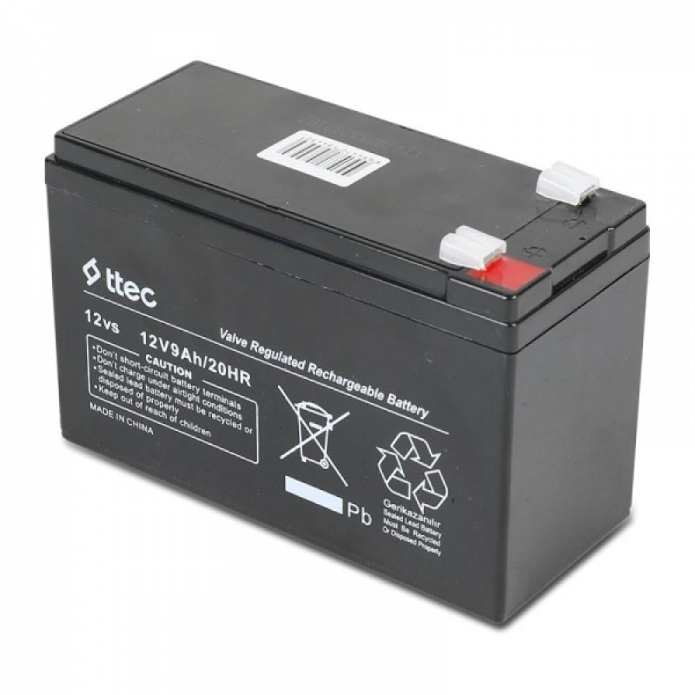 Ttec 12V 9Ah Bakımsız Kuru Akü