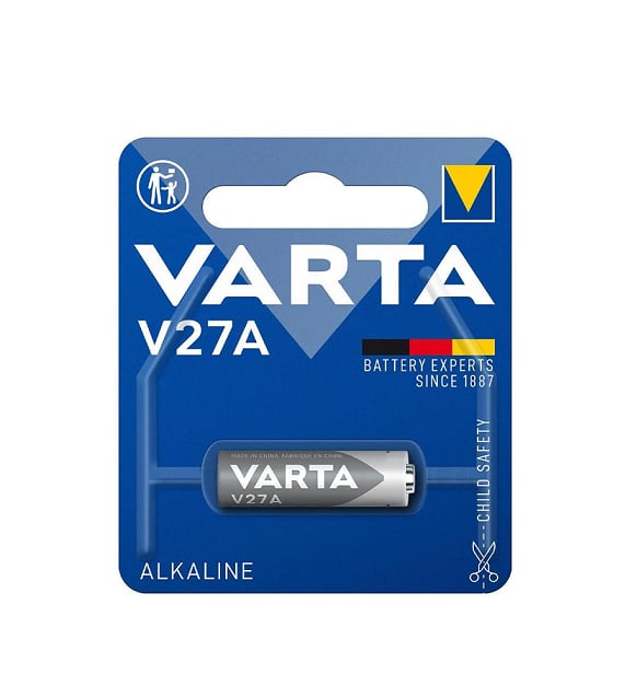 Varta 27A 12V V27 Alkalin Kumanda Pili  Oto Alarm ve Uzaktan Kumanda PiliVarta 27A 12v V27 Alkalin Kumanda PiliAlkalin Piller