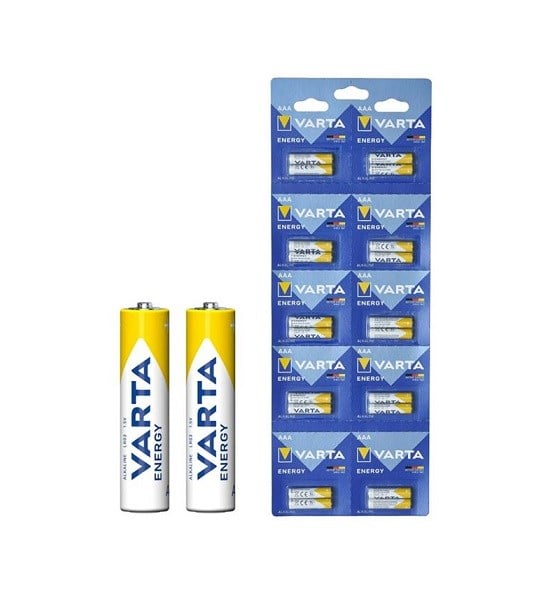 Varta 4103229482 LR03 1.5 Volt Alkalin 20'li AAA İnce Pil - PilgrossVarta 4103229482 LR03 1.5 Volt Alkalin 20'li AAA İnce Pil - PilgrossAlkalin Piller