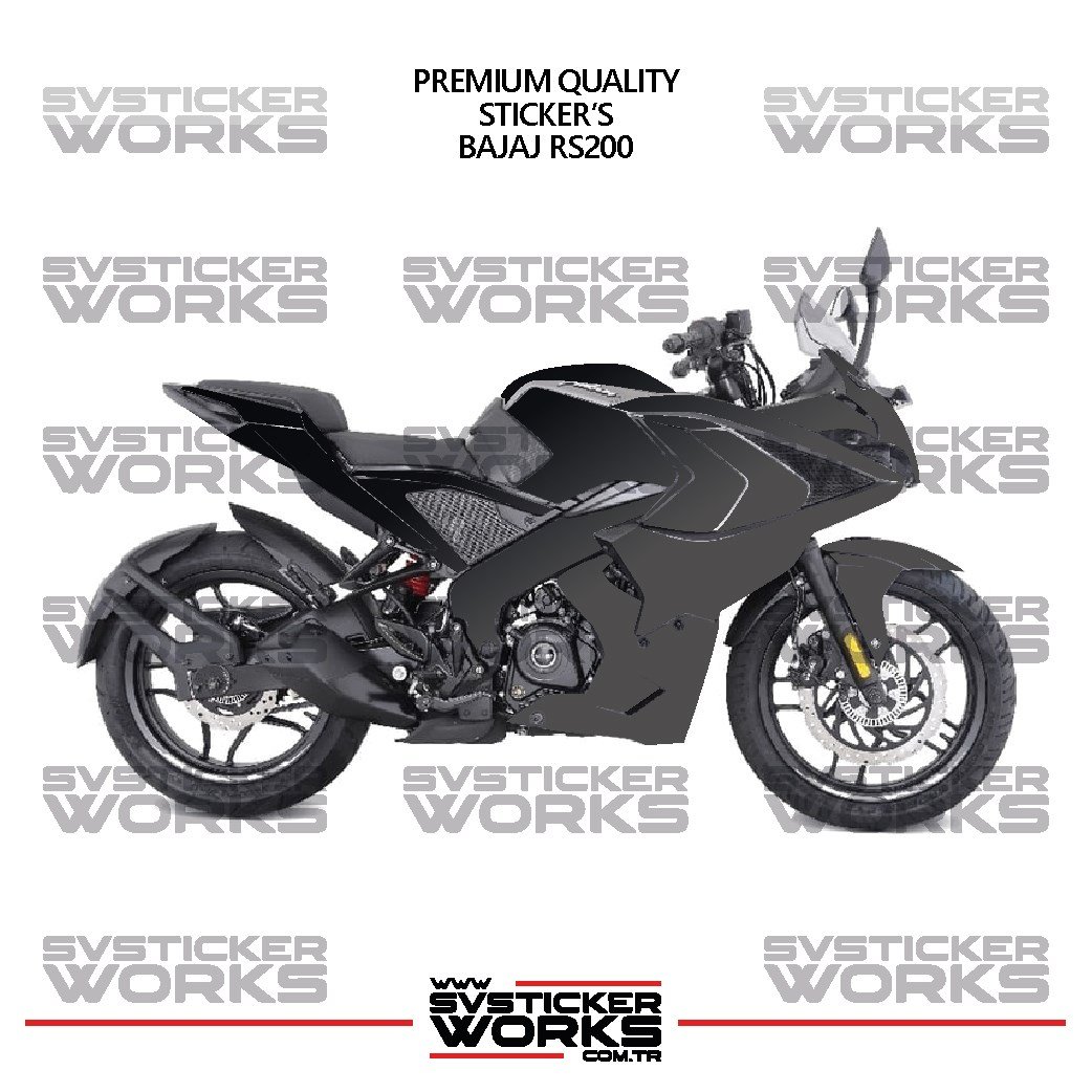 SVSTICKERWORKSBajaj RS200 Kaplama Sticker Çift Renk Motor Kaplama Modeli Hazır Kit Yüksek KaliteBajaj RS200 Kaplama Sticker Çift Renk Motor Kaplama Modeli Hazır Kit Yüksek Kalite