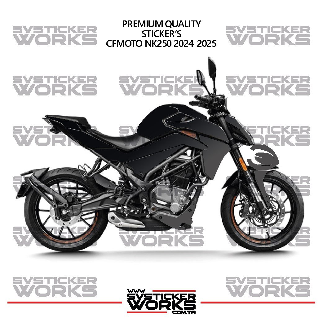 SVSTICKERWORKSCFMOTO NK250 GEN 2 Kaplama Sticker Çift Renk Motor Kaplama Modeli Hazır Kit Yüksek KaliteCFMOTO NK250 GEN 2 Kaplama Sticker Çift Renk Motor Kaplama Modeli Hazır Kit Yüksek Kalite