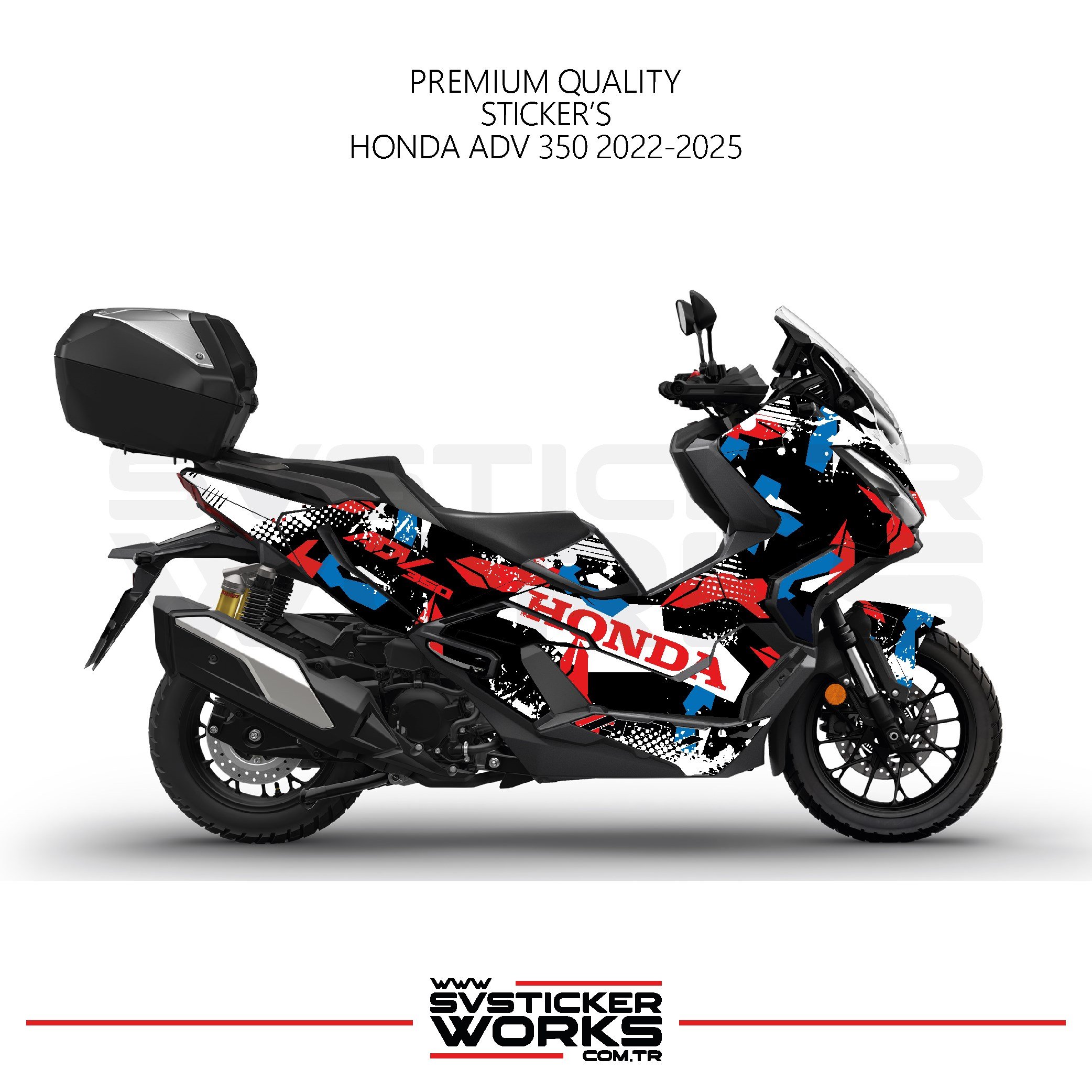 SVSTICKERWORKSHonda ADV350 Kaplama Motosiklet Sticker Design Etiket Modeli V3Honda ADV350 Kaplama Motosiklet Sticker Design Etiket Modeli V3