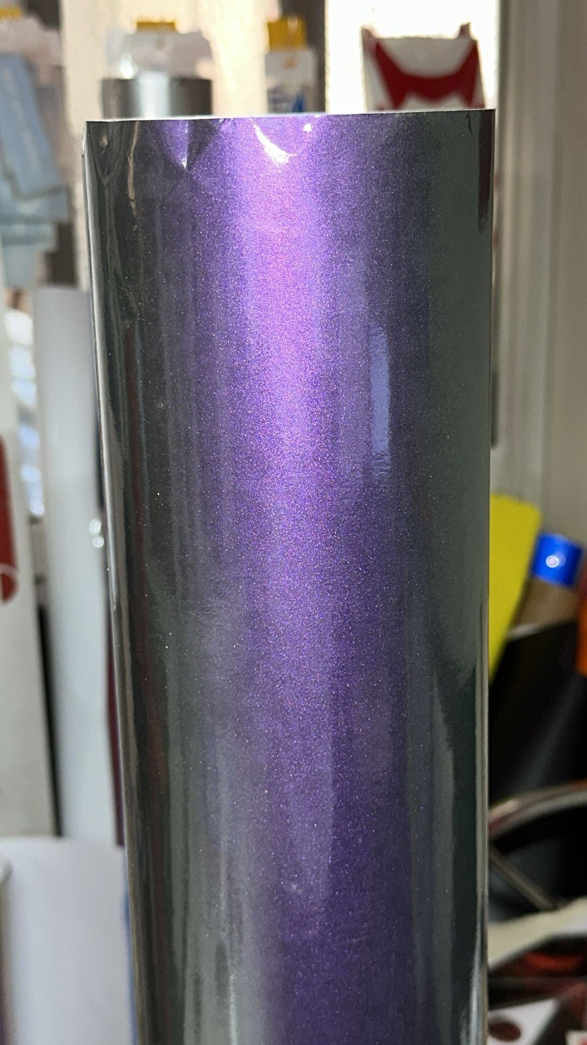 SVSTICKERWORKSMidnight Purple Motosiklet Kaplama Folyosu 137x100cm