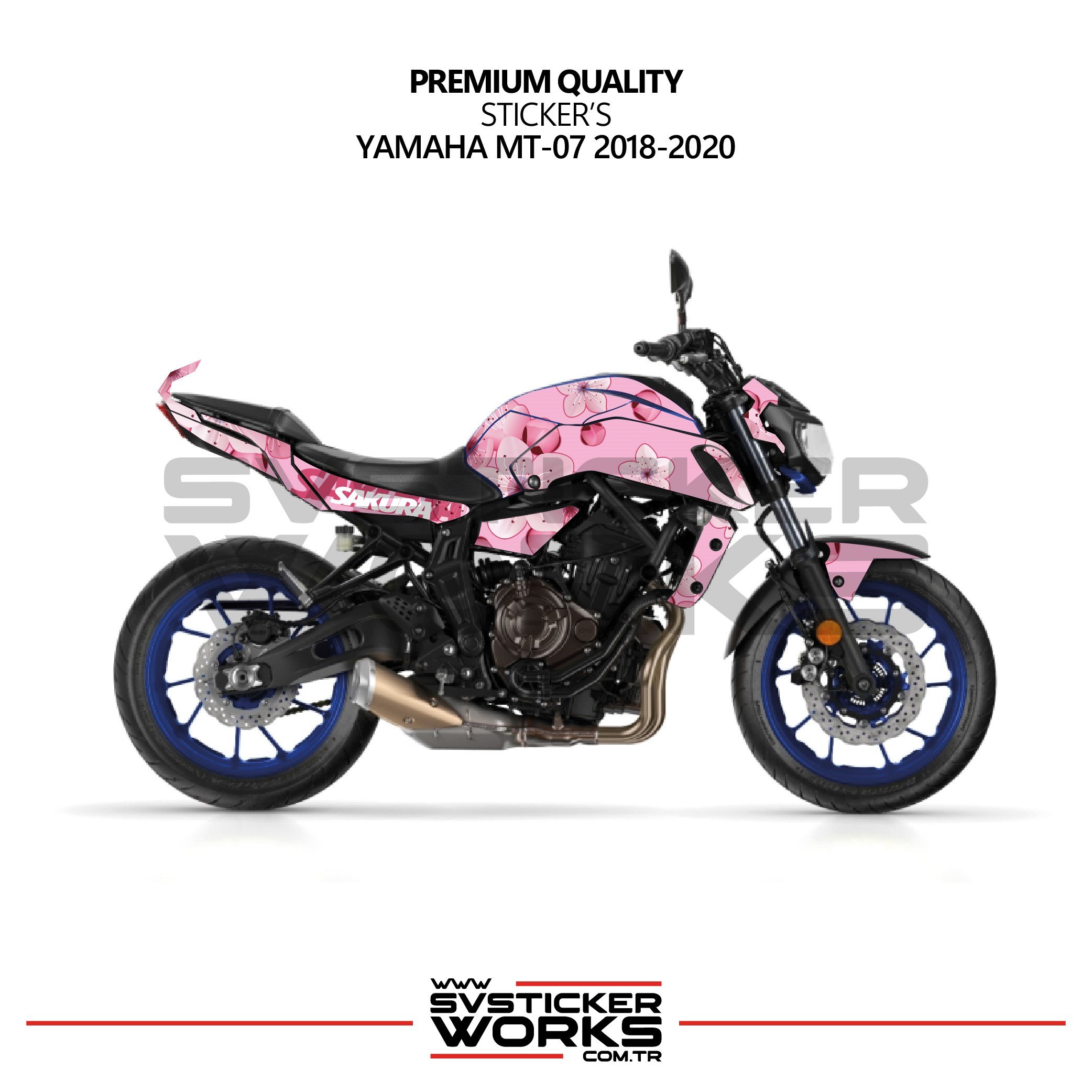 SVSTICKERWORKSYamaha MT07 2018-2020 Kaplama Sticker Sakura Motor Kaplama Modeli Hazır Kit Yüksek KaliteYamaha MT07 2018-2020 Kaplama Sticker Sakura Motor Kaplama Modeli Hazır Kit Yüksek KaliteMT-07 2018-2020