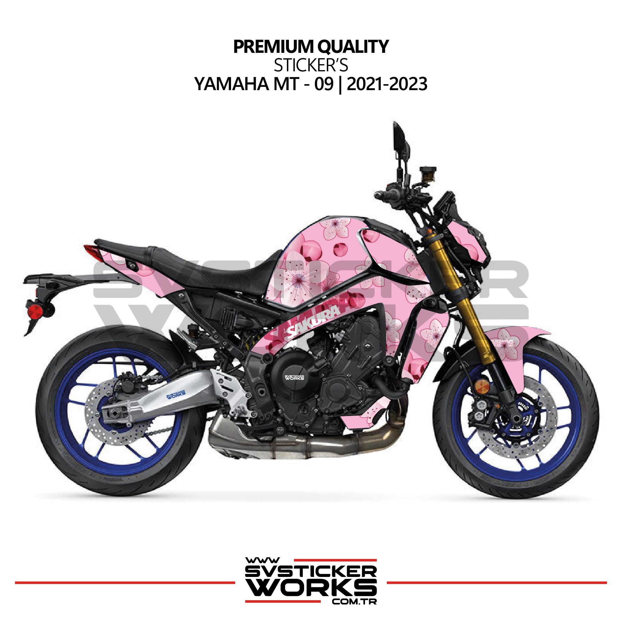 SVSTICKERWORKSYamaha MT09 2021-2023 Kaplama Sticker Sakura Motor Kaplama Modeli Hazır Kit Yüksek KaliteYamaha MT09 2021-2023 Kaplama Sticker Sakura Motor Kaplama Modeli Hazır Kit Yüksek KaliteMT09