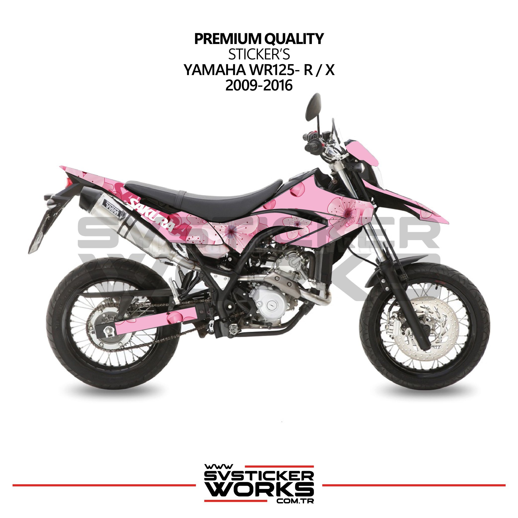 SVSTICKERWORKSYamaha WR125 R-X Kaplama Sticker Sakura Motor Kaplama Modeli Hazır Kit Yüksek KaliteYamaha WR125 R-X Kaplama Sticker Sakura Motor Kaplama Modeli Hazır Kit Yüksek KaliteYamaha