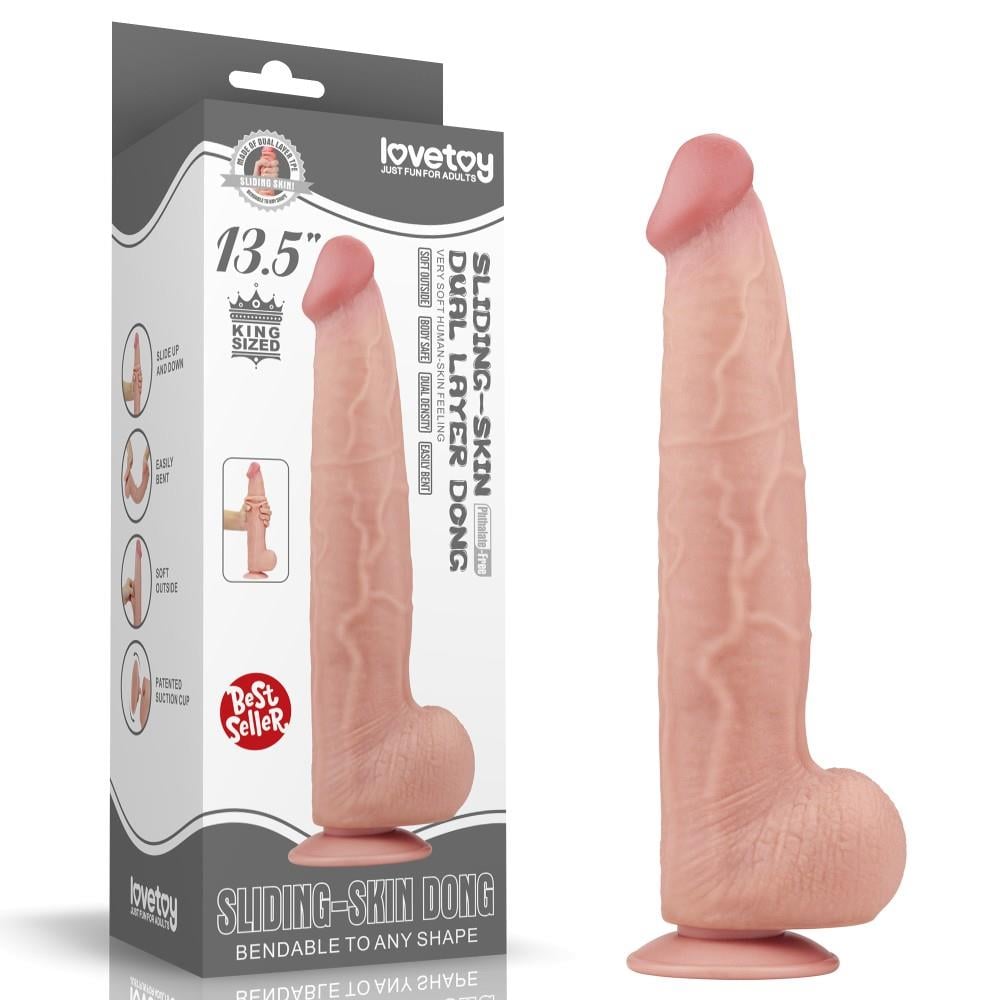 13,5'' King Size Kayar Deri Çift Katmanlı Dong