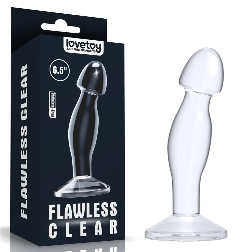 6,5″ Şeffaf Prostat Masaj Tıkacı – Flawless