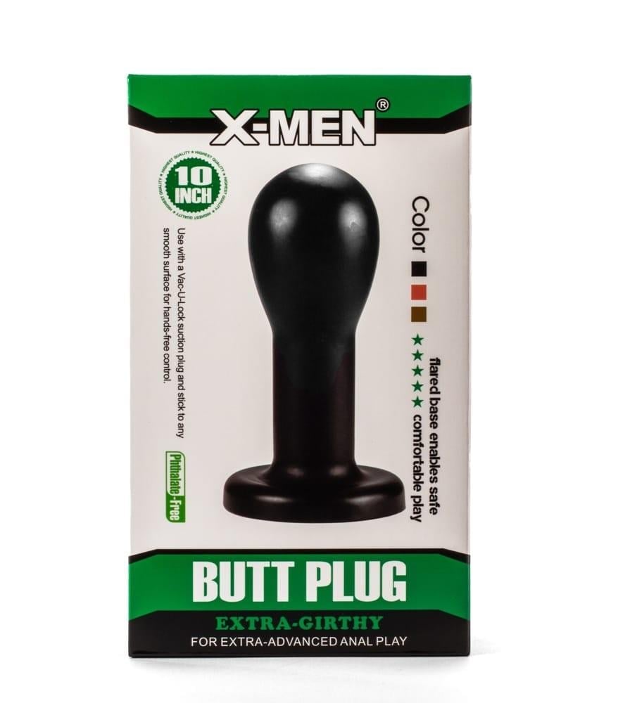 X-Men 8.86 Ekstra Kalın Anal Fiş Siyah