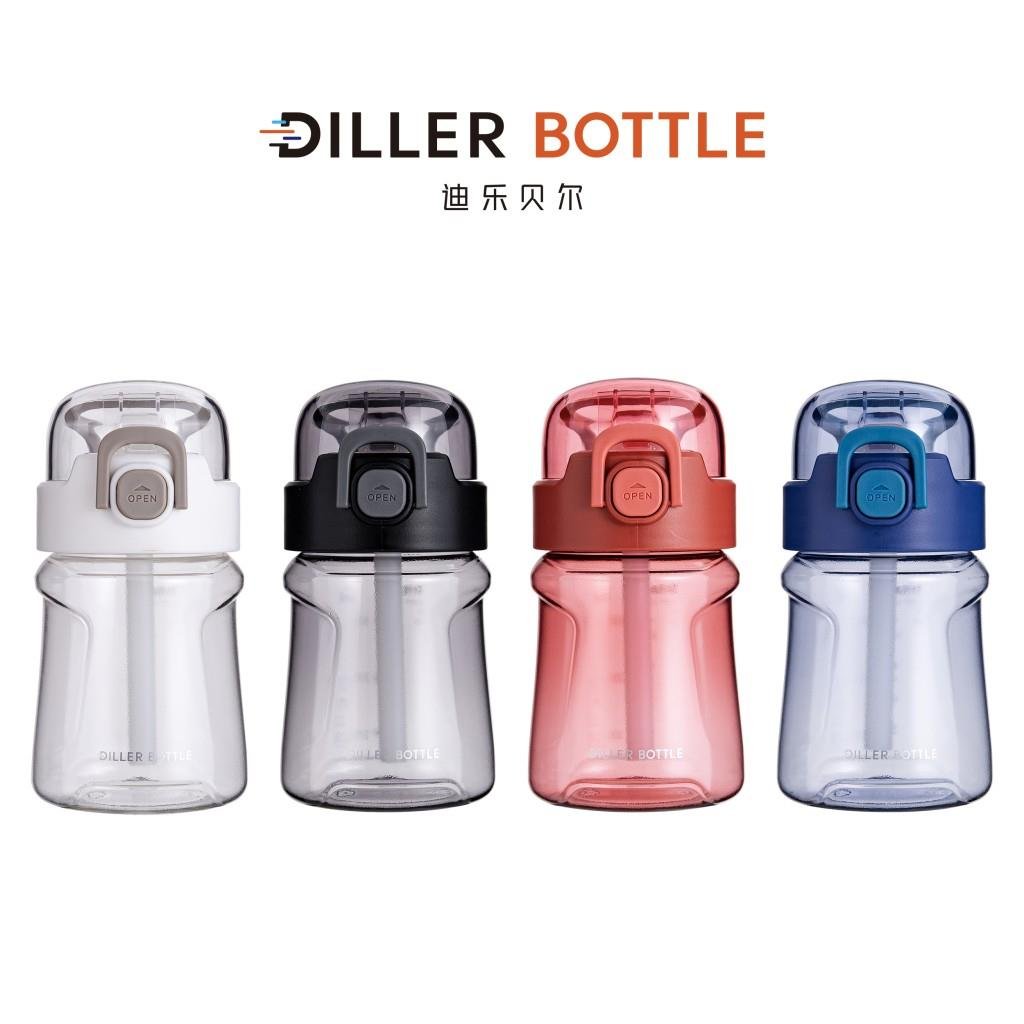 DILLER 400 ML PİPETLİ TRITAN SU MATARASI