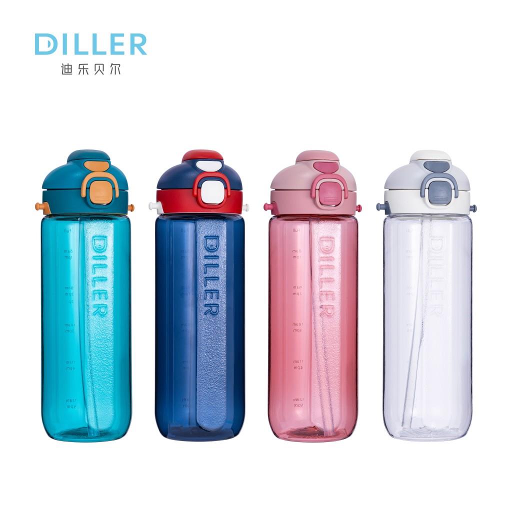 DILLER 780 ML PİPETLİ/PİPETSİZ İÇİM TRITAN SU MATARASI