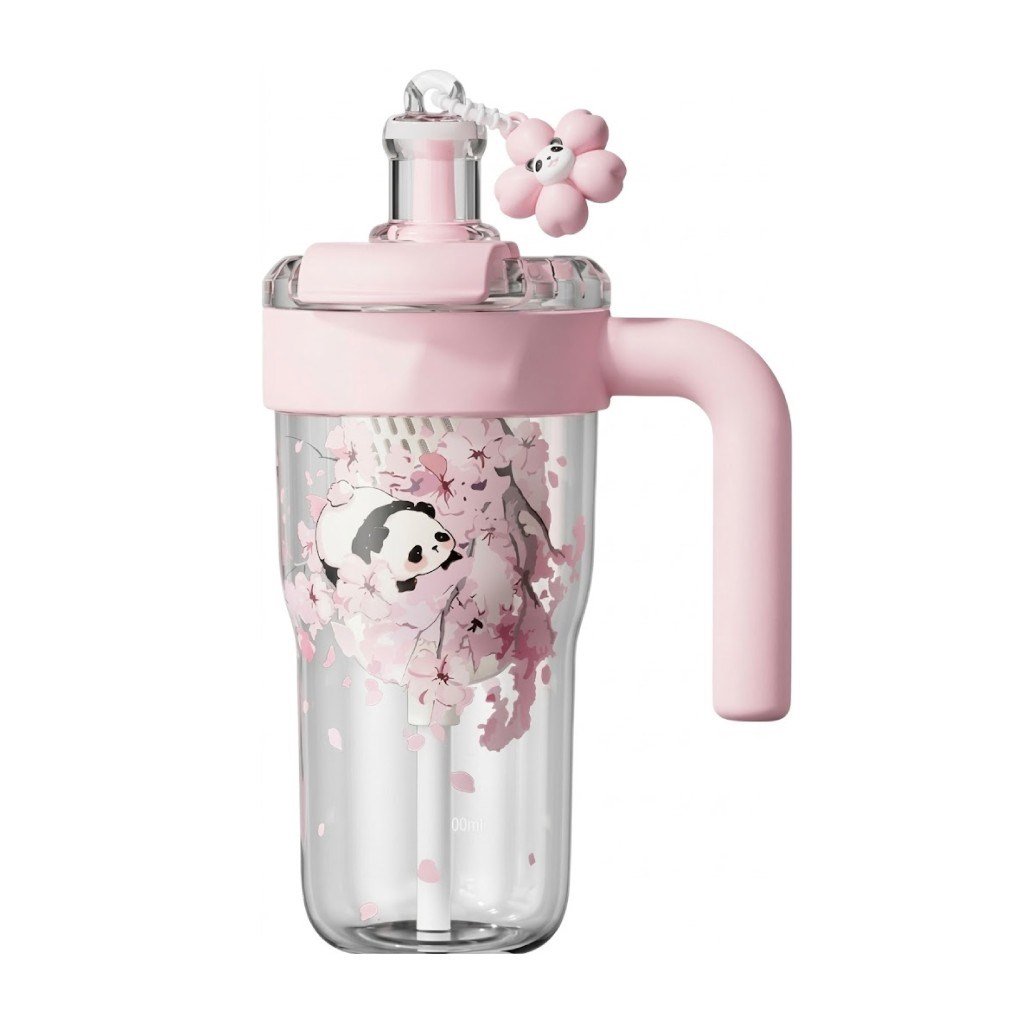 DİLLER 860 ML PEMBE TRİTAN SU MATARASI