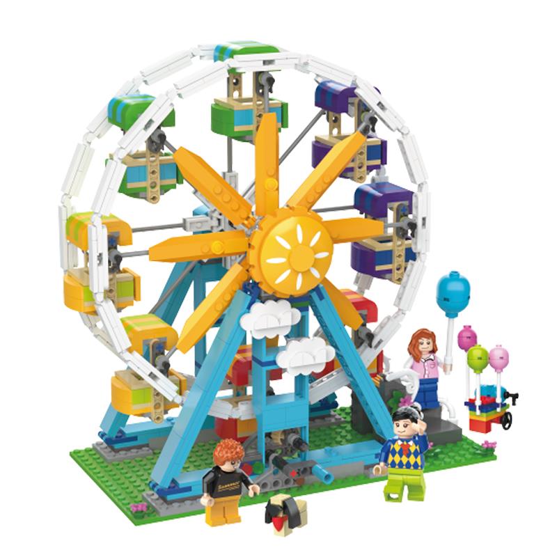 JAKİ LUNAPARK TEMALI 1107 PARÇA BLOCK OYUNCAK