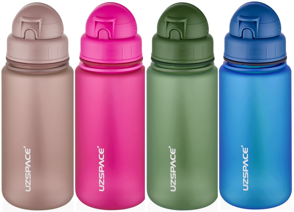 UZSPACE 400 ML PİPETLİ SOFT-TOUCH TRITAN MATARA